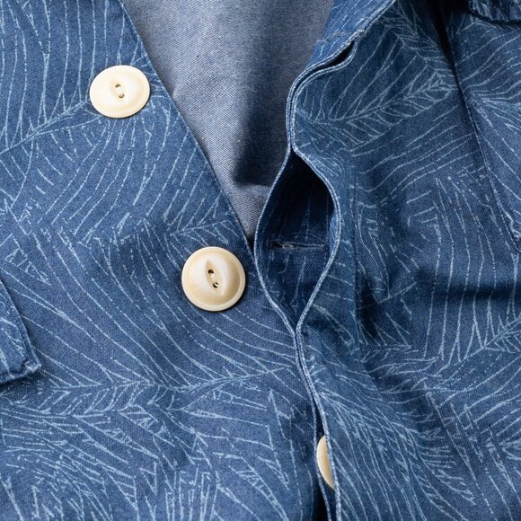 Todd Snyder Men's Field Jacket Blue Palms Size Large - Picture 10 of 15